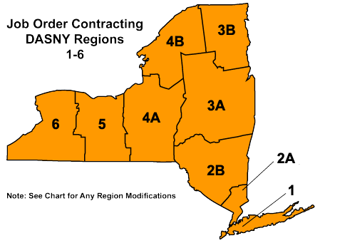 Job Order Contract Regions