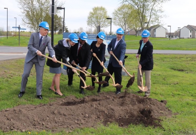 Ground breaks for new zero-net energy-ready dorm at SUNY Poly in Utica